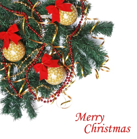 Christmas decoration design with copy spaceの写真素材