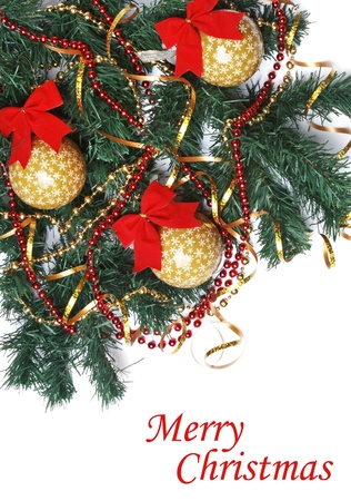 Christmas decoration design with copy spaceの写真素材