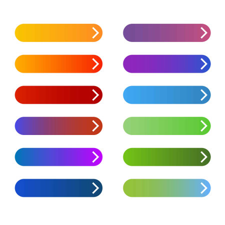Empty web button vector