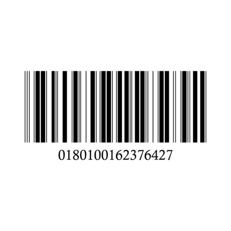 Barcode vector icon on a white background.のイラスト素材