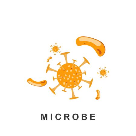 Immune system vector icon. Health bacteria virus protection. Medical prevention human germ. Vector illustrationのイラスト素材