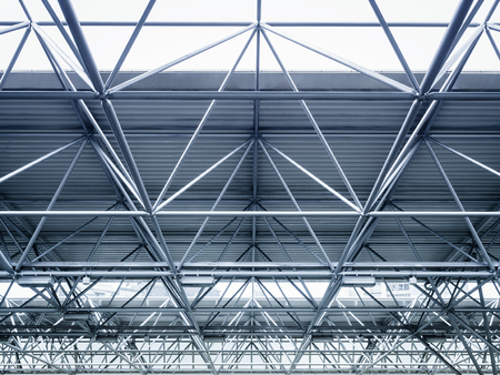 Steel construction Modern Architecture detailsの写真素材