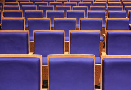 Seats in auditoriumの写真素材