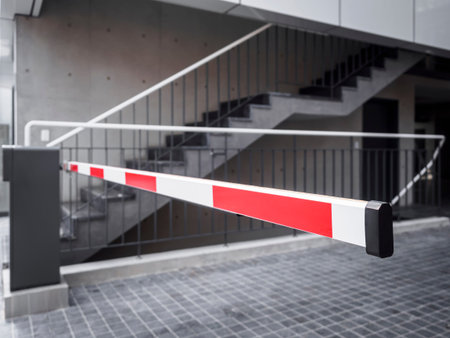 Automatic Gate Barrier Parking sign Building Entrance access security system