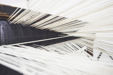 Yarn Wrapping Thread Textile Industrial Weaves Manufacturer processの写真素材