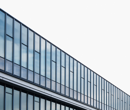 Modern architecture Glass facade window frame Exteriorの写真素材