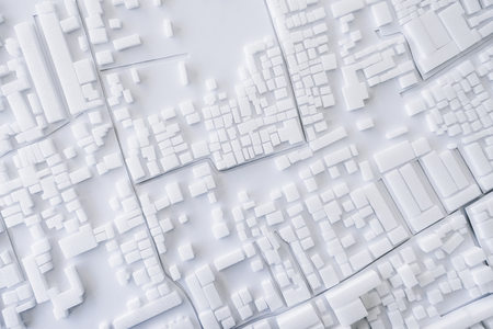 Architecture Model Urban cityscape concept designの写真素材