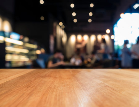 Table top Counter Blur Bar Restaurant cafe background