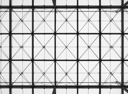 Steel pattern Building structure Architecture details Abstract backgroundの写真素材