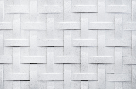 White weave Pattern white wall tiles panelの写真素材