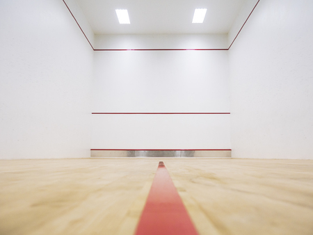 Squash Court Gym room wall Backgroundの写真素材