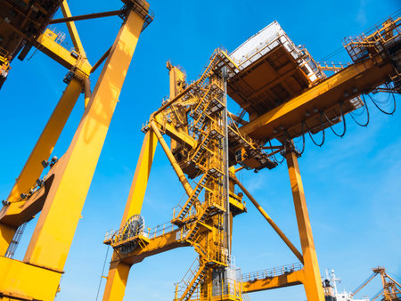 Containers Cargo shipping Logistic freight warehouse Transport Business