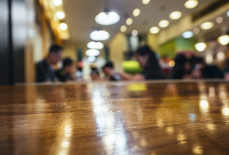 Table top counter Blur People Bar Restaurant party backgroundの写真素材