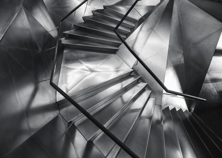 Spiral staircase Metal steel Modern Building Architecture detailの素材 [FY310122241835]