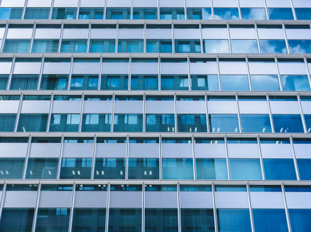 Business Office Building Glass window Facade Architecture details