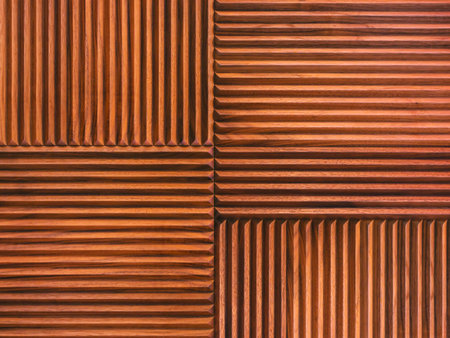 Wooden Tiles Wall texture Geometric pattern Architecture details Art background
