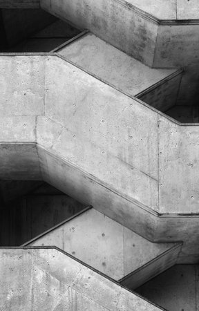 Architecture detail Cement concrete Stairs construction building