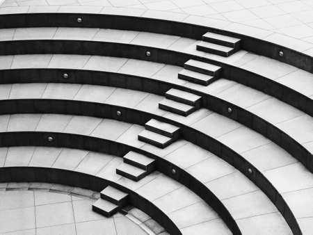 Stairs step Landscape design Building Space outdoor Architecture detailsの写真素材