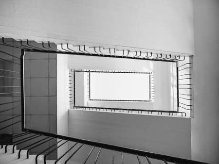 Spiral staircase Stair step Interior Modern building Architecture detailsの写真素材