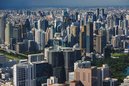 Cityscape of Bangkok Thailand  Metropolis Building Skyscraperのeditorial素材