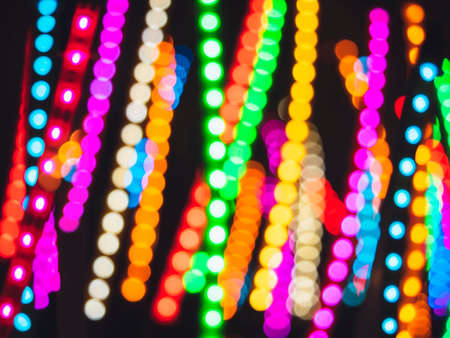 Colourful lights lights Festive decoration Holiday Event blur Backgroundの写真素材