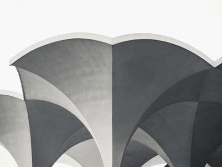 Cement wall textured background Shade shadow lighting Architecture detailsの写真素材