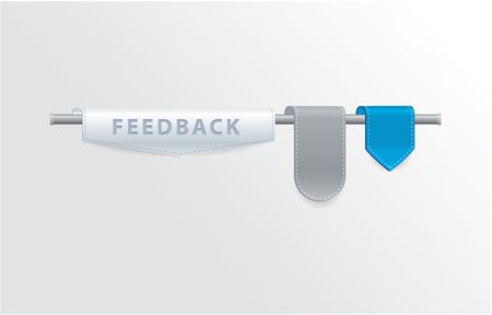 Collection of modern ribbon iconsのイラスト素材