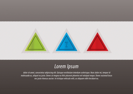 Soft stripped with three big buttonsのイラスト素材