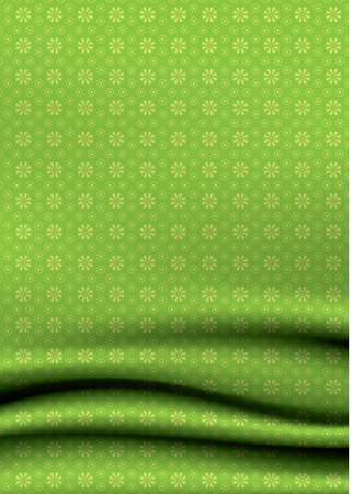 Soft drappery with ornate patternのイラスト素材