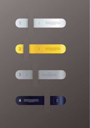 Minimalistic template Modern design and spaceのイラスト素材