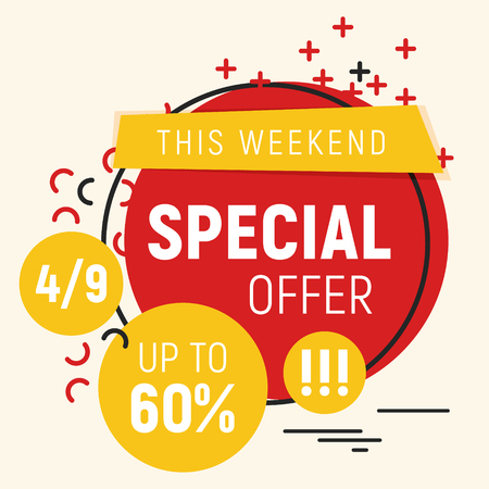 Square promotional banner. Minimal design, decorated banner. Put your text in there and start your campain. Great for electronic -technical related promotions.のイラスト素材