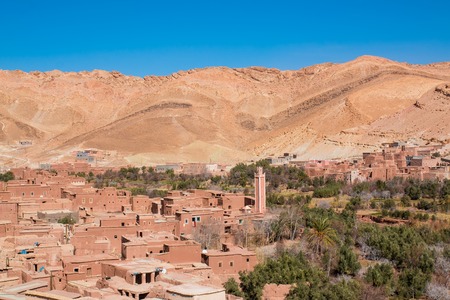 Traditional Berber town in Moroccoの写真素材