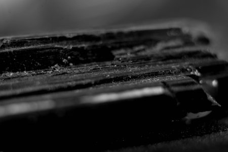 black and white macro detail of a piece of wood in black and whiteの写真素材