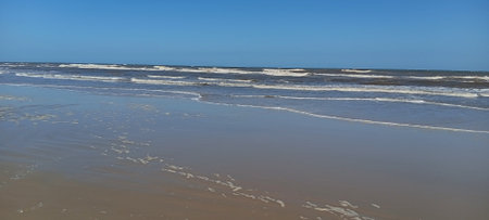 Panoramic view of the Brazilian seaの写真素材