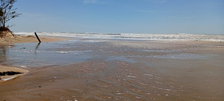Beach and sea in Brazilの写真素材