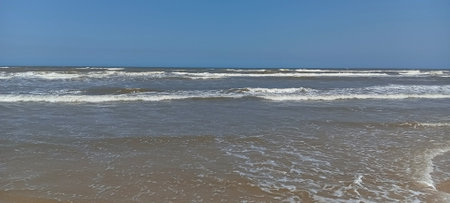 Panoramic view of the coast in Brazilの写真素材