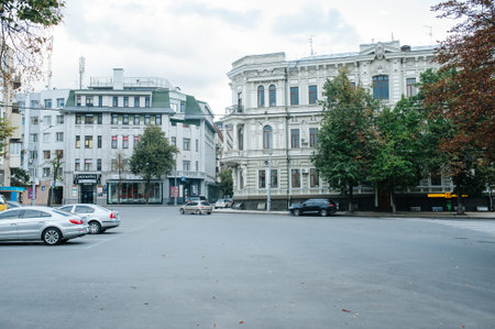 AUGUST 2017 - Kharkov - Ukraine. Old buildins and landmarks of first capital of Ukraine.