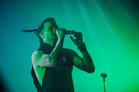 KHARKIV, UKRAINE - October 29, 2019: Lauri Ylonen Frontman of The Rasmus. Dead letters anniversary...