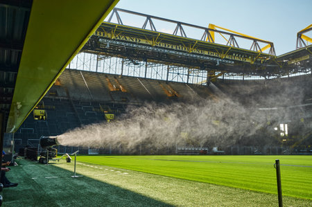 DORTMUND, GERMANY - 12 AUGUST 2020: Signal Iduna Park. Football stadium of Borussia Dortmundのeditorial素材
