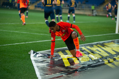 Kharkiv, Ukraine - March 4, 2020: Tete, midfielder of Shakhtar Donetsk in action during the match UPL Shakhtar - Dnipro-1のeditorial素材