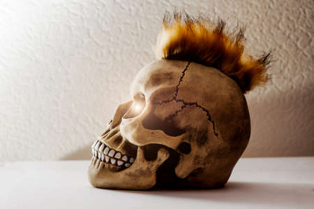 Grunge skullの写真素材