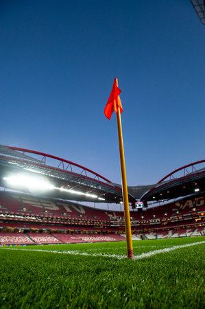 Lisbon, Portugal - February 27, 2020: Estadio Da Luz before match Europa Leagueのeditorial素材