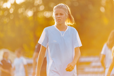 Kharkiv, Ukraine - September 6, 2019: Match of the Ukrainian Women Premier League Zhilstroy-1 - Ednistのeditorial素材