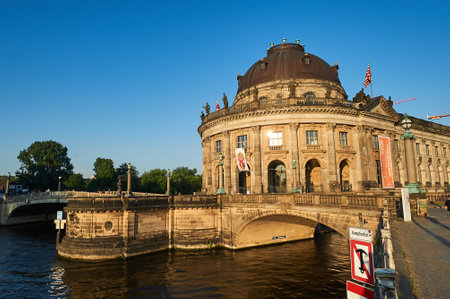 BERLIN, GERMANY - JULY 26, 2019: The Bode Museum is located in Berlin, Germany, and is one of the best museums in Europe.のeditorial素材
