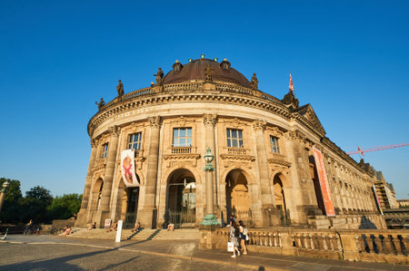 BERLIN, GERMANY - JULY 26, 2019: The Bode Museum is located in Berlin, Germany, and is one of the best museums in Europe.のeditorial素材
