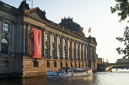 BERLIN, GERMANY - JULY 26, 2019: The Bode Museum is located in Berlin, Germany, and is one of the best museums in Europe.のeditorial素材