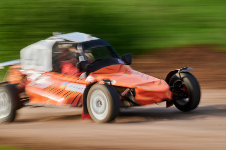 Kharkiv, Ukraine - May 21, 2021: The auto cross racing Championship of Ukraineのeditorial素材