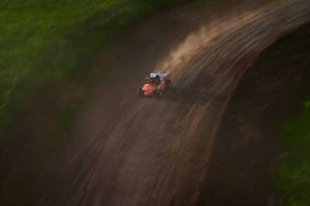 Kharkiv, Ukraine - May 21, 2021: The auto cross racing Championship of Ukraineのeditorial素材