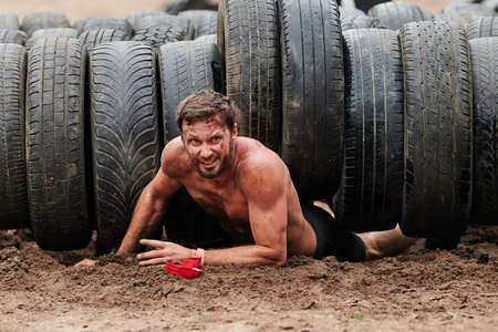 Kharkiv, Ukraine - June 5, 2021: Traditional Sports Races of Nation.のeditorial素材