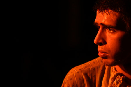 KHARKIV, UKRAINE - JUNE 27, 2021: Theater Post Scriptum. The night of the gelverのeditorial素材